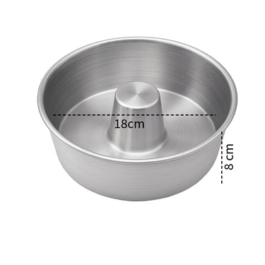 Angel Food Cake Pan – Conical Tube Pan – 20.8x8cm – Aluminum by Caparroz